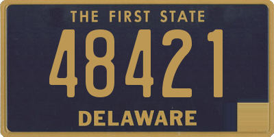 DE license plate 48421