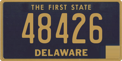 DE license plate 48426