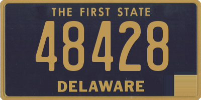 DE license plate 48428