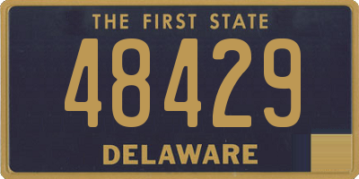 DE license plate 48429