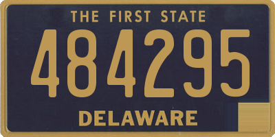DE license plate 484295