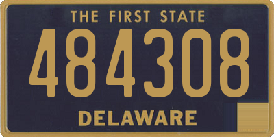 DE license plate 484308
