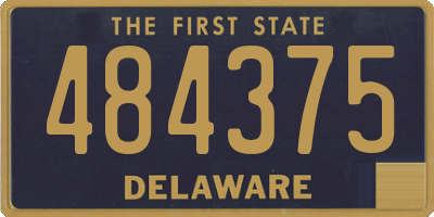 DE license plate 484375