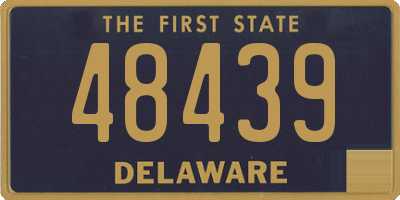 DE license plate 48439