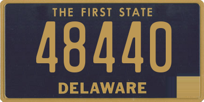 DE license plate 48440