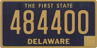 DE license plate 484400