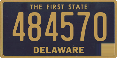 DE license plate 484570