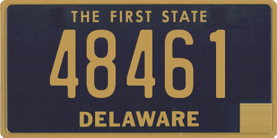 DE license plate 48461