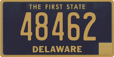 DE license plate 48462