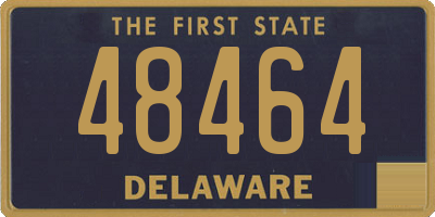 DE license plate 48464