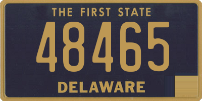 DE license plate 48465