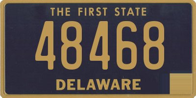 DE license plate 48468