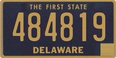 DE license plate 484819