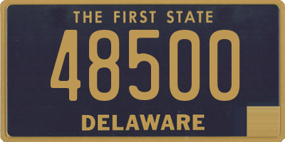 DE license plate 48500
