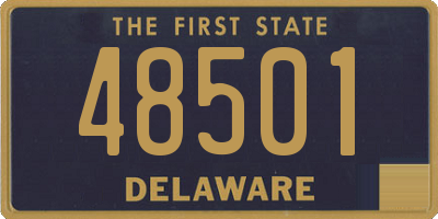 DE license plate 48501