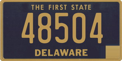 DE license plate 48504