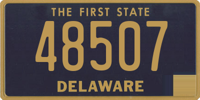 DE license plate 48507