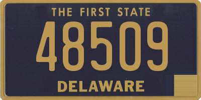 DE license plate 48509