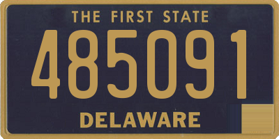 DE license plate 485091