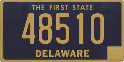 DE license plate 48510