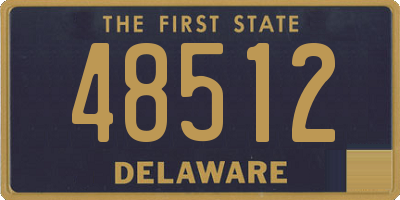 DE license plate 48512