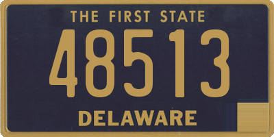 DE license plate 48513