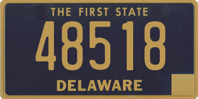 DE license plate 48518