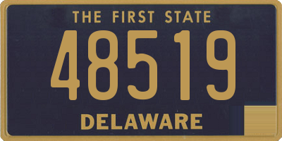 DE license plate 48519