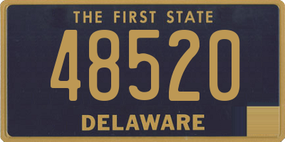 DE license plate 48520