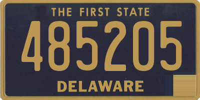 DE license plate 485205
