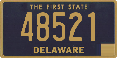 DE license plate 48521