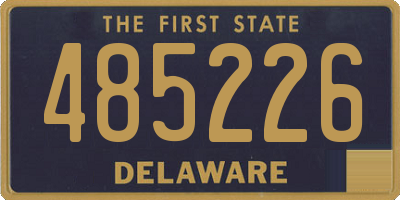 DE license plate 485226