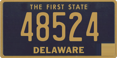 DE license plate 48524