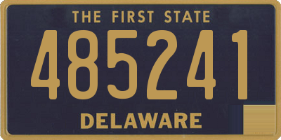 DE license plate 485241