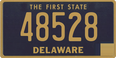 DE license plate 48528