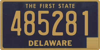 DE license plate 485281