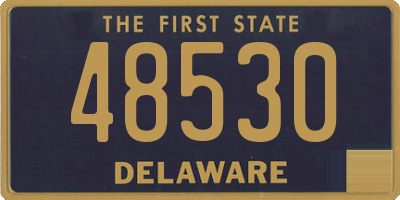 DE license plate 48530