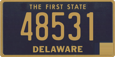 DE license plate 48531