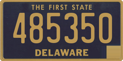 DE license plate 485350