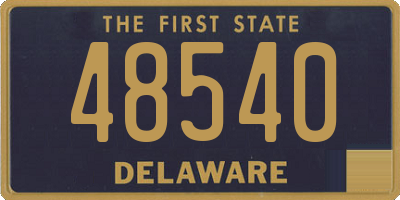 DE license plate 48540