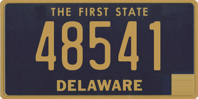 DE license plate 48541