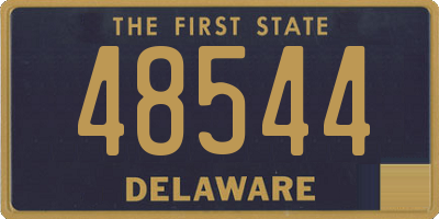 DE license plate 48544