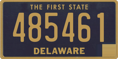 DE license plate 485461