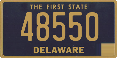 DE license plate 48550