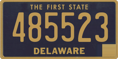 DE license plate 485523