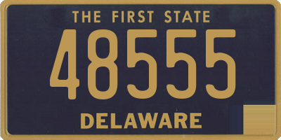 DE license plate 48555