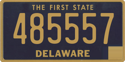 DE license plate 485557