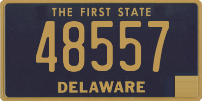 DE license plate 48557