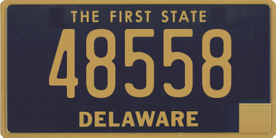 DE license plate 48558