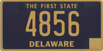 DE license plate 4856